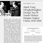 Aspek Yang Menghubungkan Orang Cina Di Tanah Melayu Dengan Negara China, 1850-2000